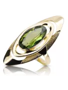  Žltý peridot 14k žlté zlato Vintage Jewlery vrc189y